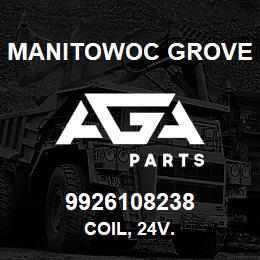 9926108238 Manitowoc Grove COIL, 24V. | AGA Parts