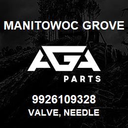 9926109328 Manitowoc Grove VALVE, NEEDLE | AGA Parts