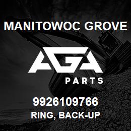 9926109766 Manitowoc Grove RING, BACK-UP | AGA Parts