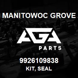 9926109838 Manitowoc Grove KIT, SEAL | AGA Parts