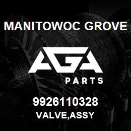 9926110328 Manitowoc Grove VALVE,ASSY | AGA Parts