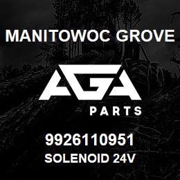 9926110951 Manitowoc Grove SOLENOID 24V | AGA Parts