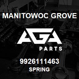 9926111463 Manitowoc Grove SPRING | AGA Parts