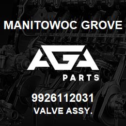 9926112031 Manitowoc Grove VALVE ASSY. | AGA Parts