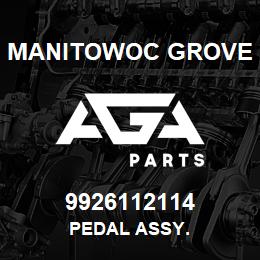 9926112114 Manitowoc Grove PEDAL ASSY. | AGA Parts