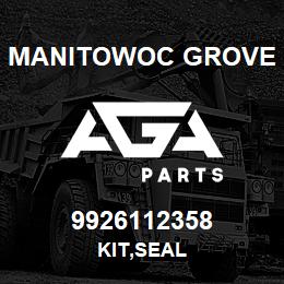 9926112358 Manitowoc Grove KIT,SEAL | AGA Parts