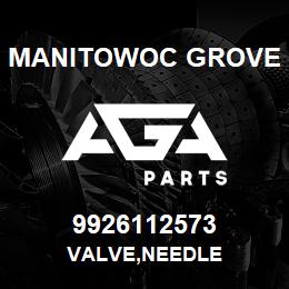 9926112573 Manitowoc Grove VALVE,NEEDLE | AGA Parts