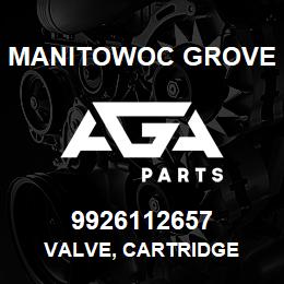 9926112657 Manitowoc Grove VALVE, CARTRIDGE | AGA Parts