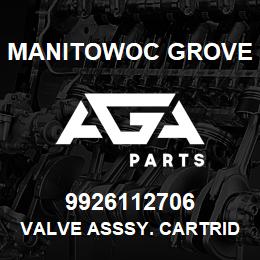 9926112706 Manitowoc Grove VALVE ASSSY. CARTRIDGE 12V. | AGA Parts