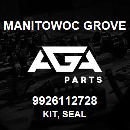 9926112728 Manitowoc Grove KIT, SEAL | AGA Parts