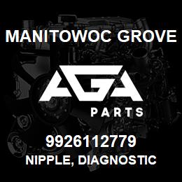 9926112779 Manitowoc Grove NIPPLE, DIAGNOSTIC | AGA Parts