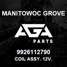 9926112790 Manitowoc Grove COIL ASSY. 12V. | AGA Parts