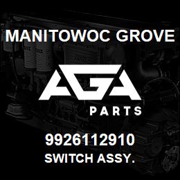 9926112910 Manitowoc Grove SWITCH ASSY. | AGA Parts