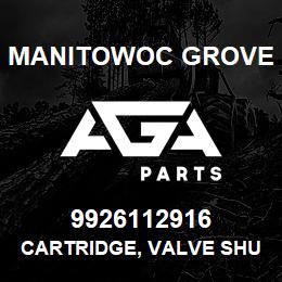 9926112916 Manitowoc Grove CARTRIDGE, VALVE SHUTTLE | AGA Parts