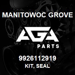 9926112919 Manitowoc Grove KIT, SEAL | AGA Parts