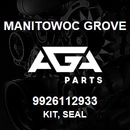 9926112933 Manitowoc Grove KIT, SEAL | AGA Parts