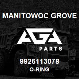 9926113078 Manitowoc Grove O-RING | AGA Parts