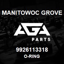 9926113318 Manitowoc Grove O-RING | AGA Parts