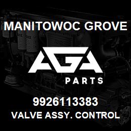 9926113383 Manitowoc Grove VALVE ASSY. CONTROL | AGA Parts