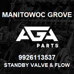 9926113537 Manitowoc Grove STANDBY VALVE & FLOW SWITCH | AGA Parts