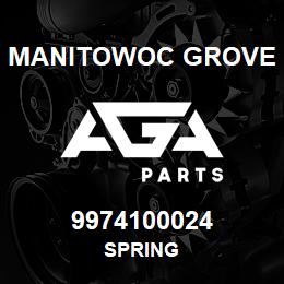 9974100024 Manitowoc Grove SPRING | AGA Parts