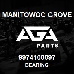 9974100097 Manitowoc Grove BEARING | AGA Parts