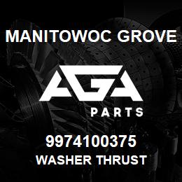 9974100375 Manitowoc Grove WASHER THRUST | AGA Parts