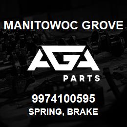 9974100595 Manitowoc Grove SPRING, BRAKE | AGA Parts