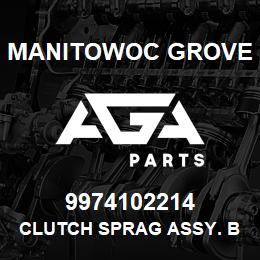 9974102214 Manitowoc Grove CLUTCH SPRAG ASSY. BRAKE | AGA Parts