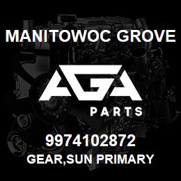 9974102872 Manitowoc Grove GEAR,SUN PRIMARY | AGA Parts