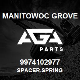 9974102977 Manitowoc Grove SPACER,SPRING | AGA Parts