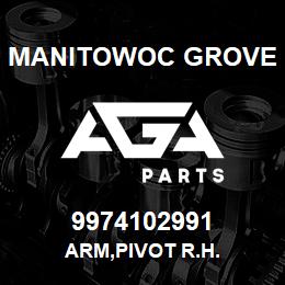 9974102991 Manitowoc Grove ARM,PIVOT R.H. | AGA Parts