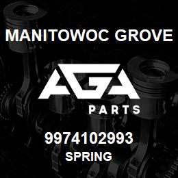 9974102993 Manitowoc Grove SPRING | AGA Parts