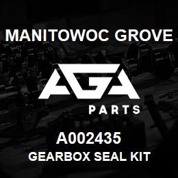 A002435 Manitowoc Grove GEARBOX SEAL KIT | AGA Parts