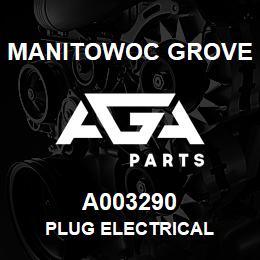 A003290 Manitowoc Grove PLUG ELECTRICAL | AGA Parts