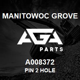 A008372 Manitowoc Grove PIN 2 HOLE | AGA Parts