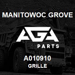 A010910 Manitowoc Grove GRILLE | AGA Parts