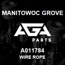 A011784 Manitowoc Grove WIRE ROPE | AGA Parts