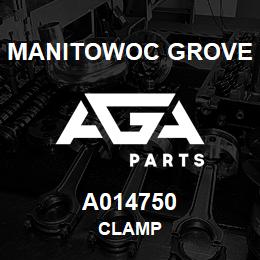 A014750 Manitowoc Grove CLAMP | AGA Parts