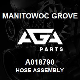 A018790 Manitowoc Grove HOSE ASSEMBLY | AGA Parts