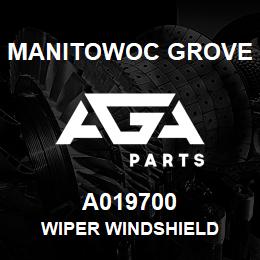 A019700 Manitowoc Grove WIPER WINDSHIELD | AGA Parts