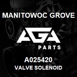 A025420 Manitowoc Grove VALVE SOLENOID | AGA Parts