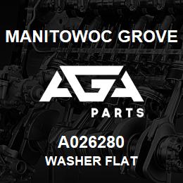 A026280 Manitowoc Grove WASHER FLAT | AGA Parts