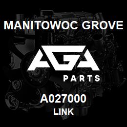 A027000 Manitowoc Grove LINK | AGA Parts