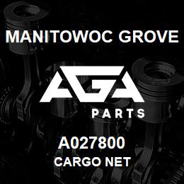 A027800 Manitowoc Grove CARGO NET | AGA Parts