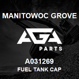 A031269 Manitowoc Grove FUEL TANK CAP | AGA Parts