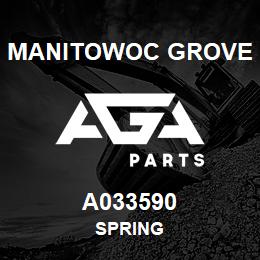 A033590 Manitowoc Grove SPRING | AGA Parts