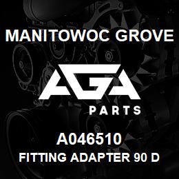 A046510 Manitowoc Grove FITTING ADAPTER 90 DEG | AGA Parts