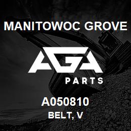 A050810 Manitowoc Grove BELT, V | AGA Parts