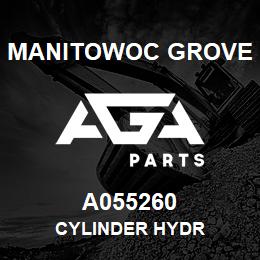 A055260 Manitowoc Grove CYLINDER HYDR | AGA Parts